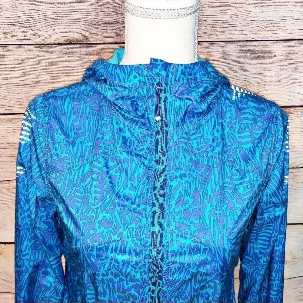 Ivivva Blue Sprint Speed Jacket Size 12